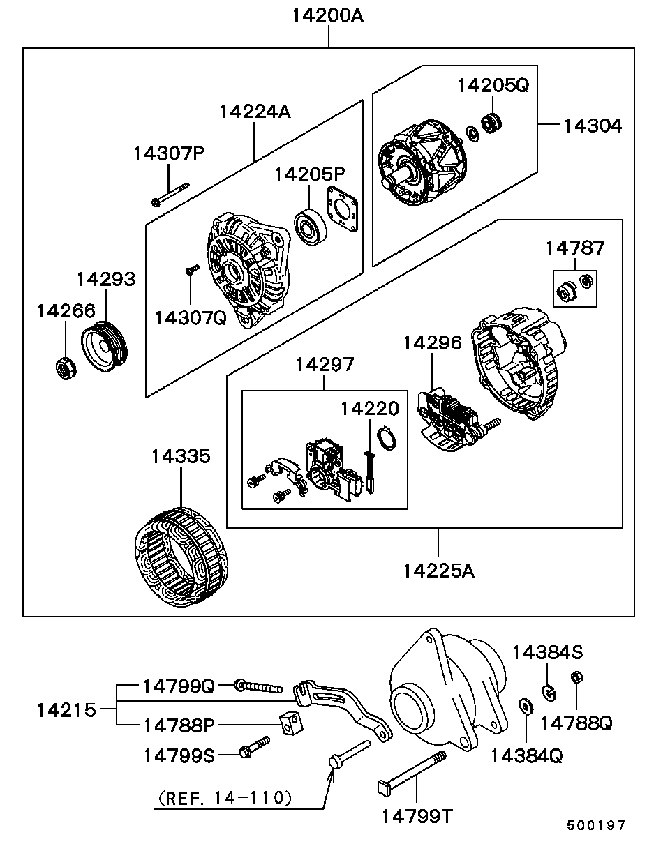 Mitsubishi MD 325696 - Alternator onlydrive.pro