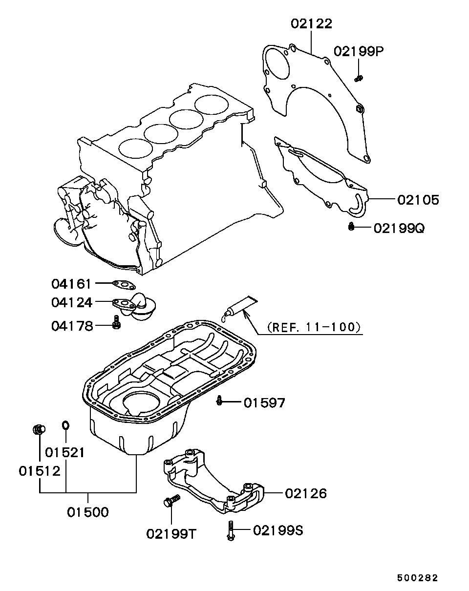 Chrysler MD05 0316 - Sealing Plug, oil sump onlydrive.pro