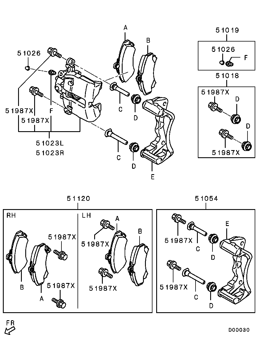 Mitsubishi 4605A066 - Brake Caliper onlydrive.pro