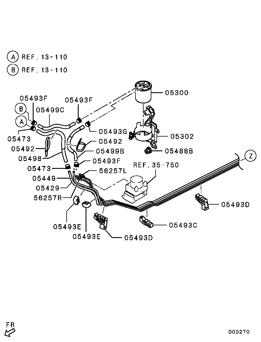 Mitsubishi MR 597635 - Polttoainesuodatin onlydrive.pro