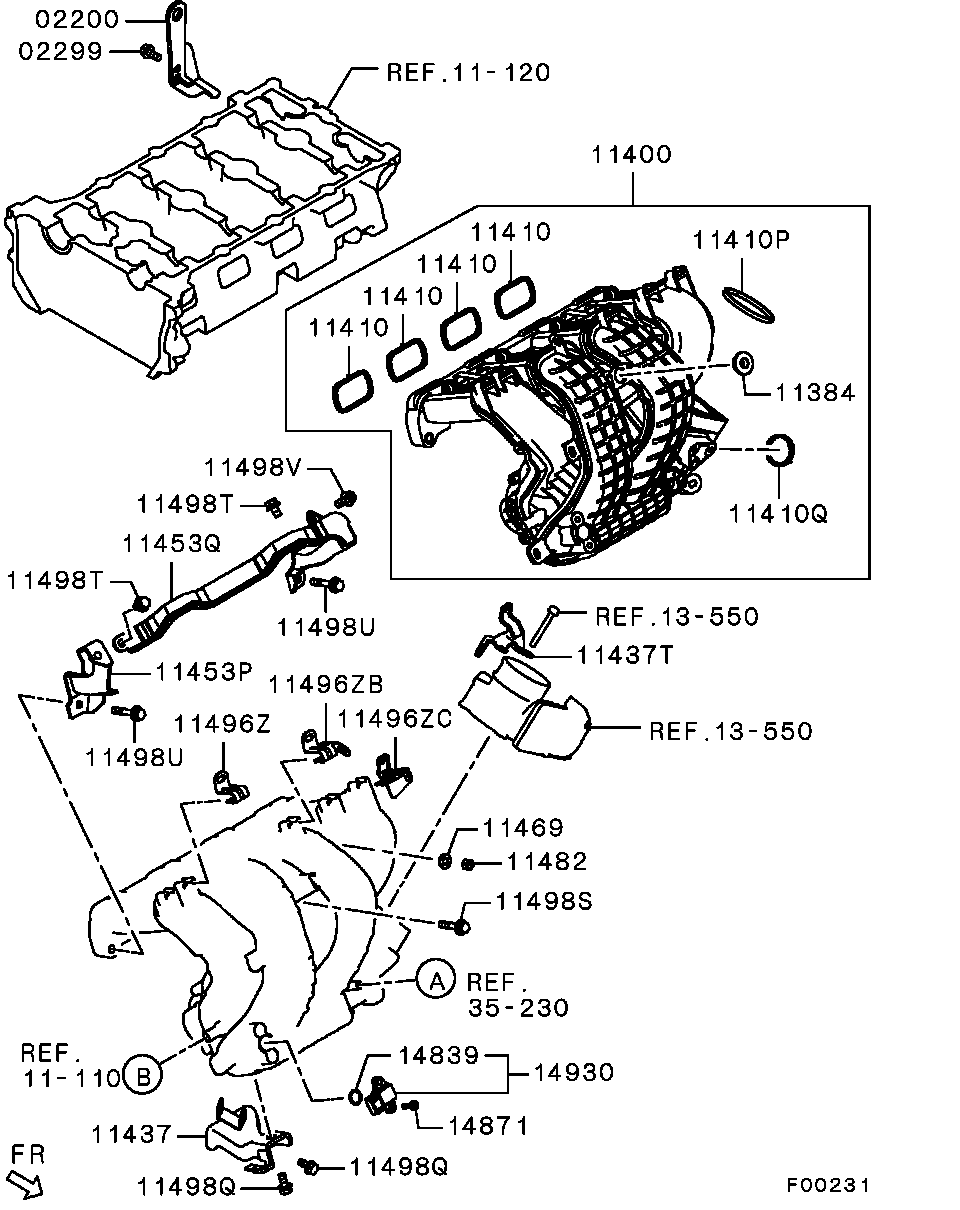 Mitsubishi 1865A139 - Sensor, boost pressure onlydrive.pro