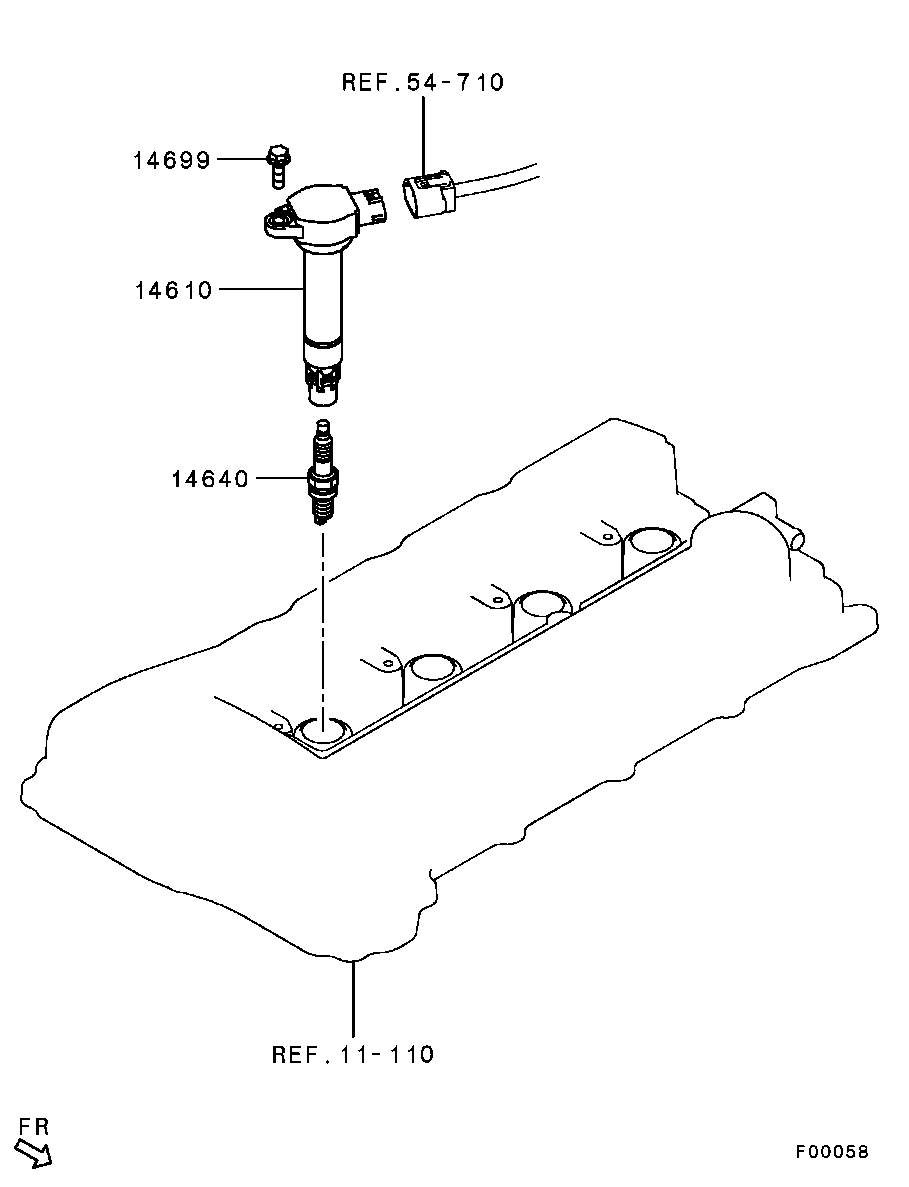 Mitsubishi 1822A069 - Süüteküünal onlydrive.pro