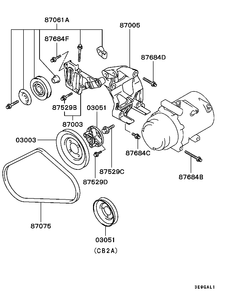 Mitsubishi MB33 2253 - Ķīļsiksna onlydrive.pro