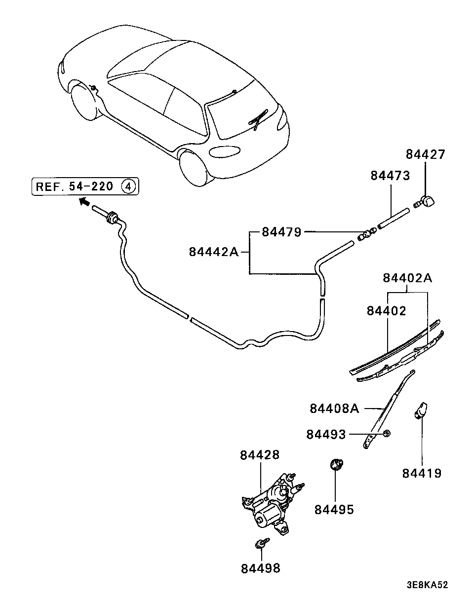 Mitsubishi MB821144 - Щетка стеклоочистителя onlydrive.pro