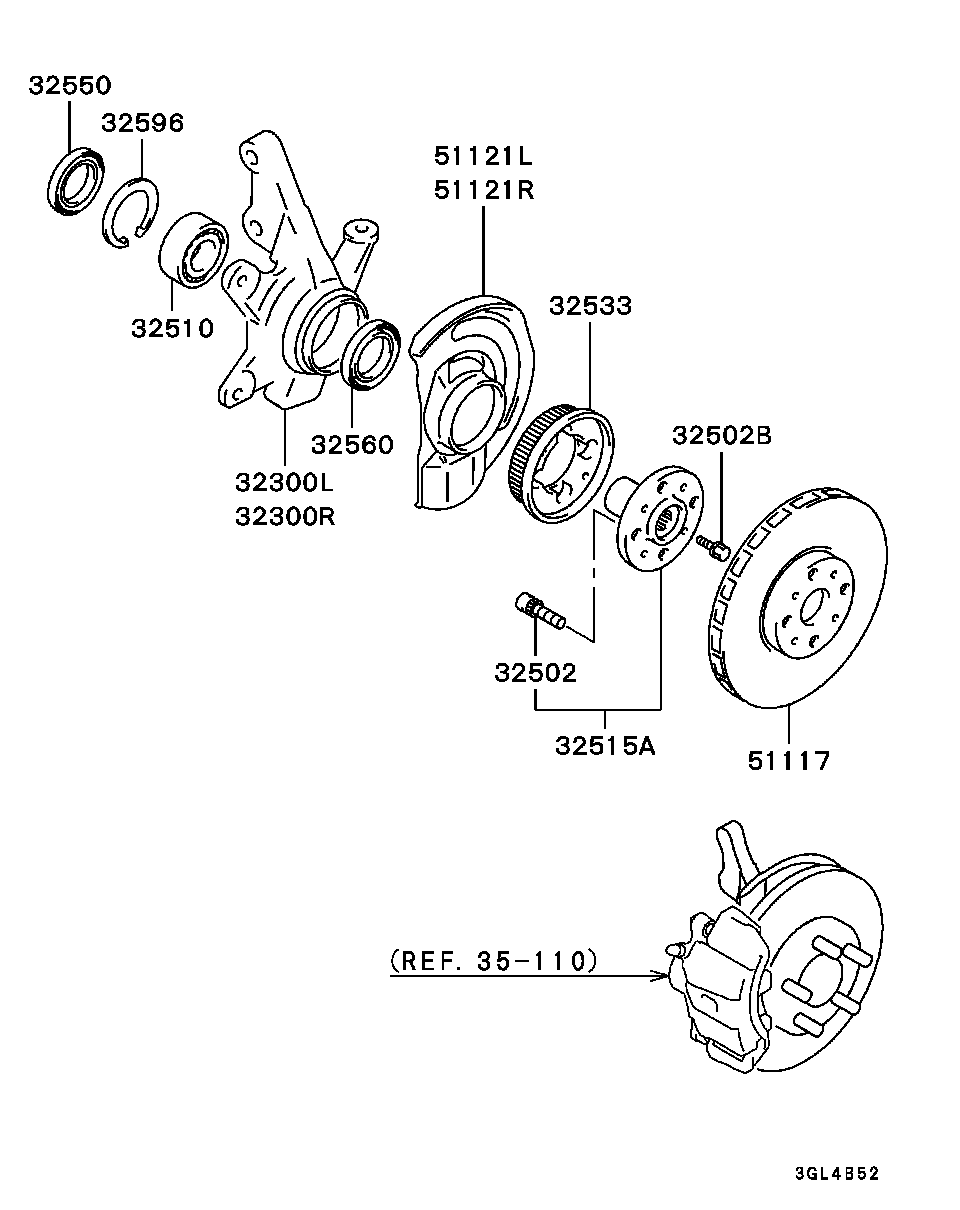 Hyundai MB303865 - Pyöränlaakerisarja onlydrive.pro