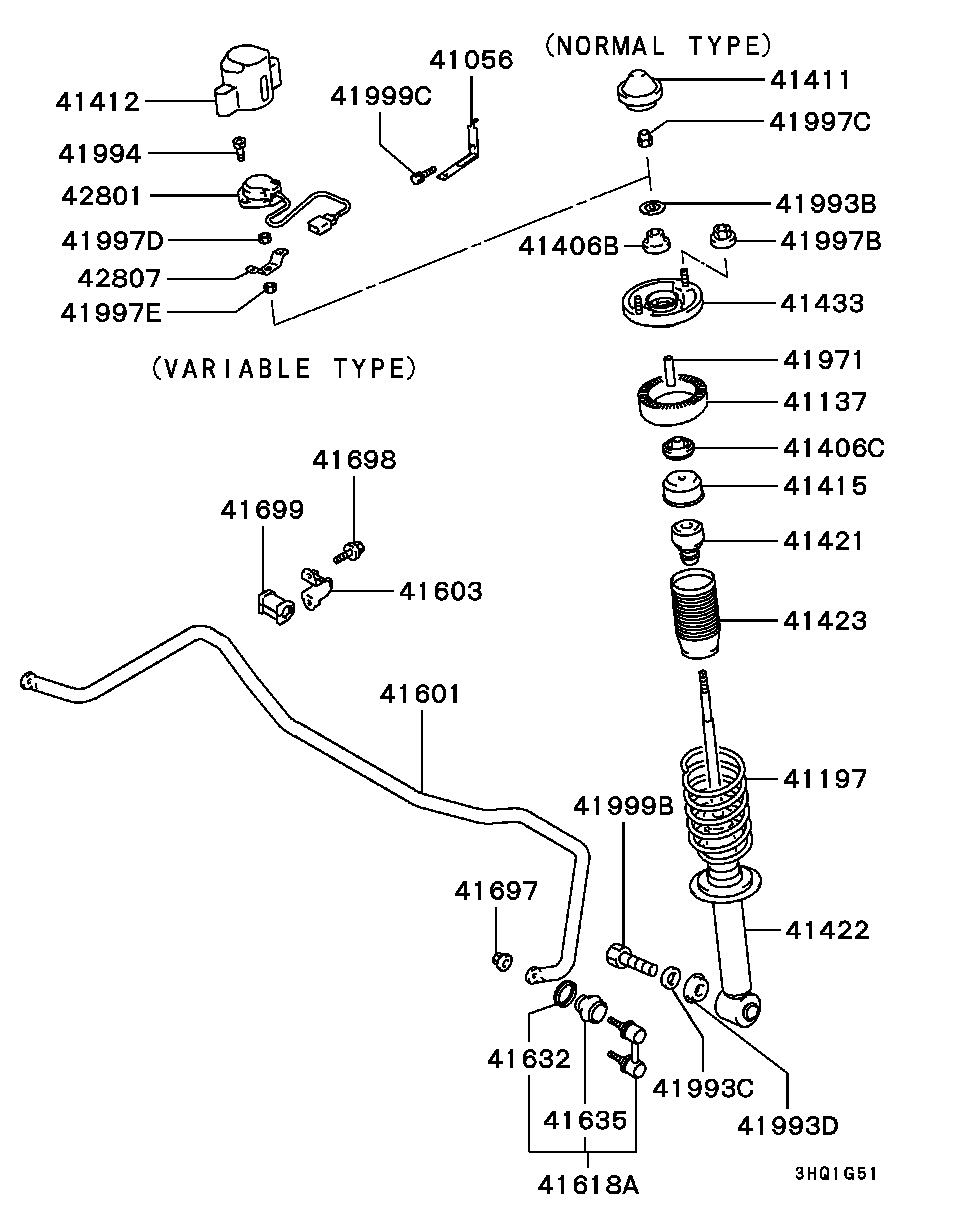 TOYOTA MB892982 - Тяга / стойка, стабилизатор onlydrive.pro