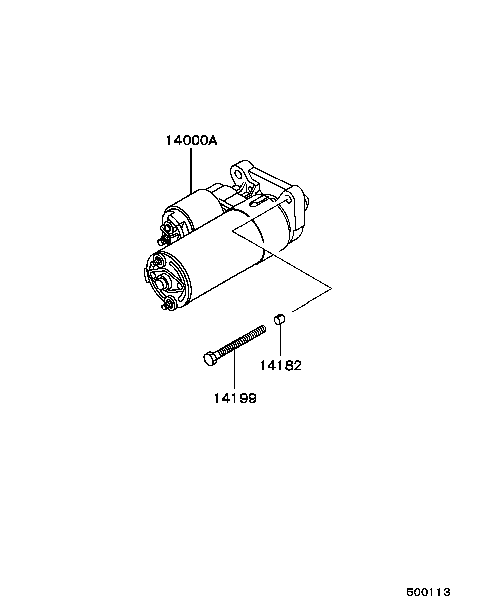 Mitsubishi MD 329260 - Käynnistinmoottori onlydrive.pro