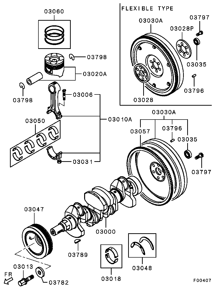 Mitsubishi 1122A011 - Pilot Bearing, clutch onlydrive.pro