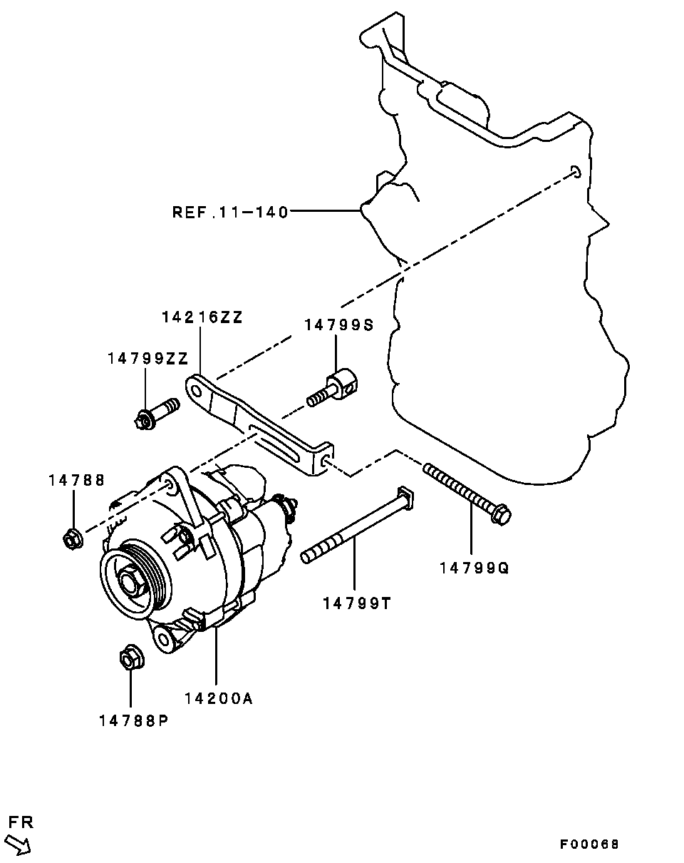 Mitsubishi 1800A070 - Laturi onlydrive.pro