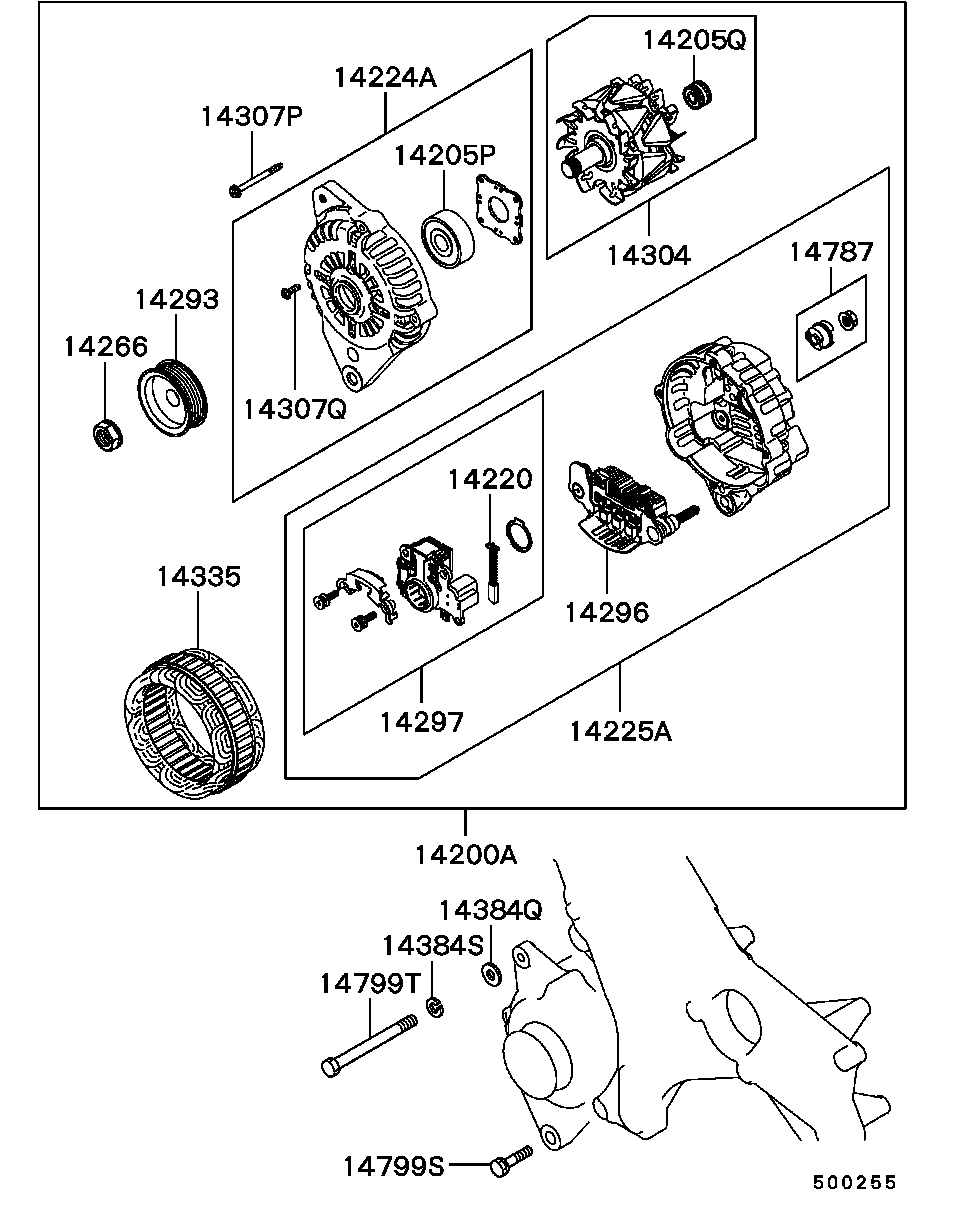 Mitsubishi MD350608 - Alternator onlydrive.pro