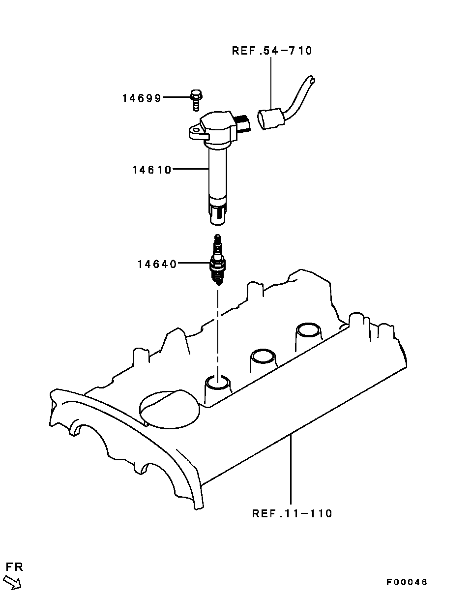 Mitsubishi 1822 A005 - Uždegimo žvakė onlydrive.pro