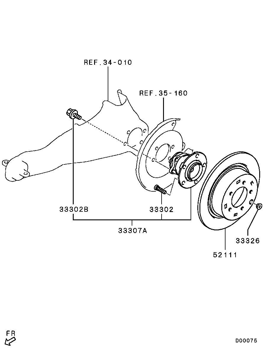 Chrysler 4615A121 - Brake Disc onlydrive.pro