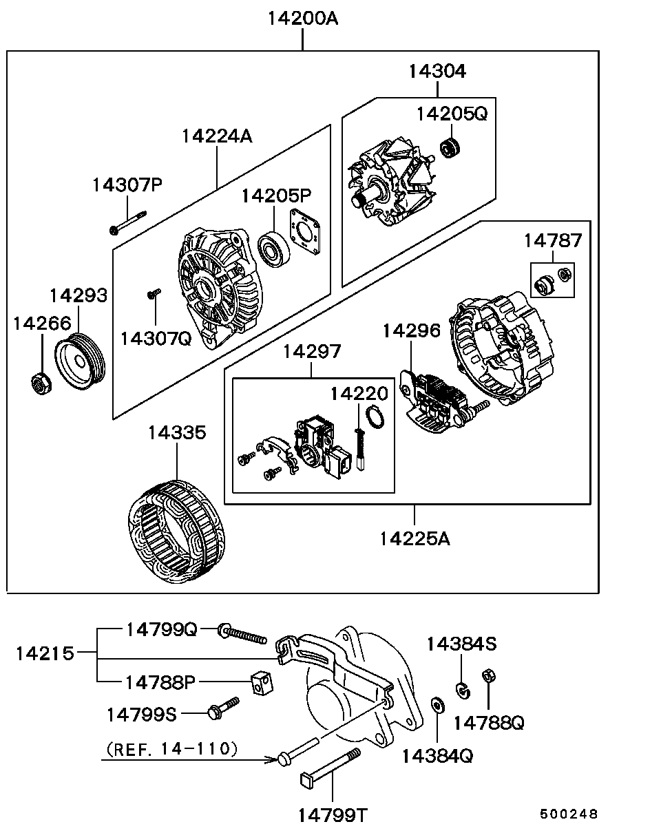 Mitsubishi MD358607 - Alternator onlydrive.pro