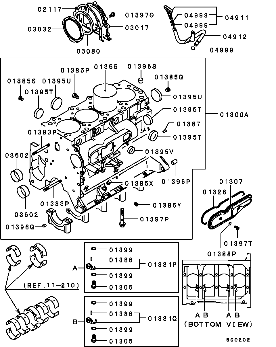 Mitsubishi MD343564 - Võlli rõngastihend, Väntvõll onlydrive.pro