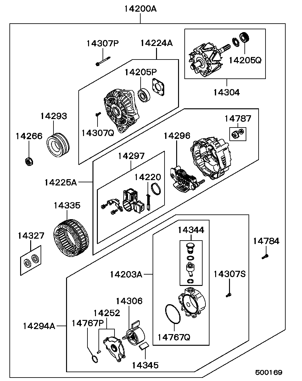 Mitsubishi MD618735 - Регулятор напряжения, генератор onlydrive.pro