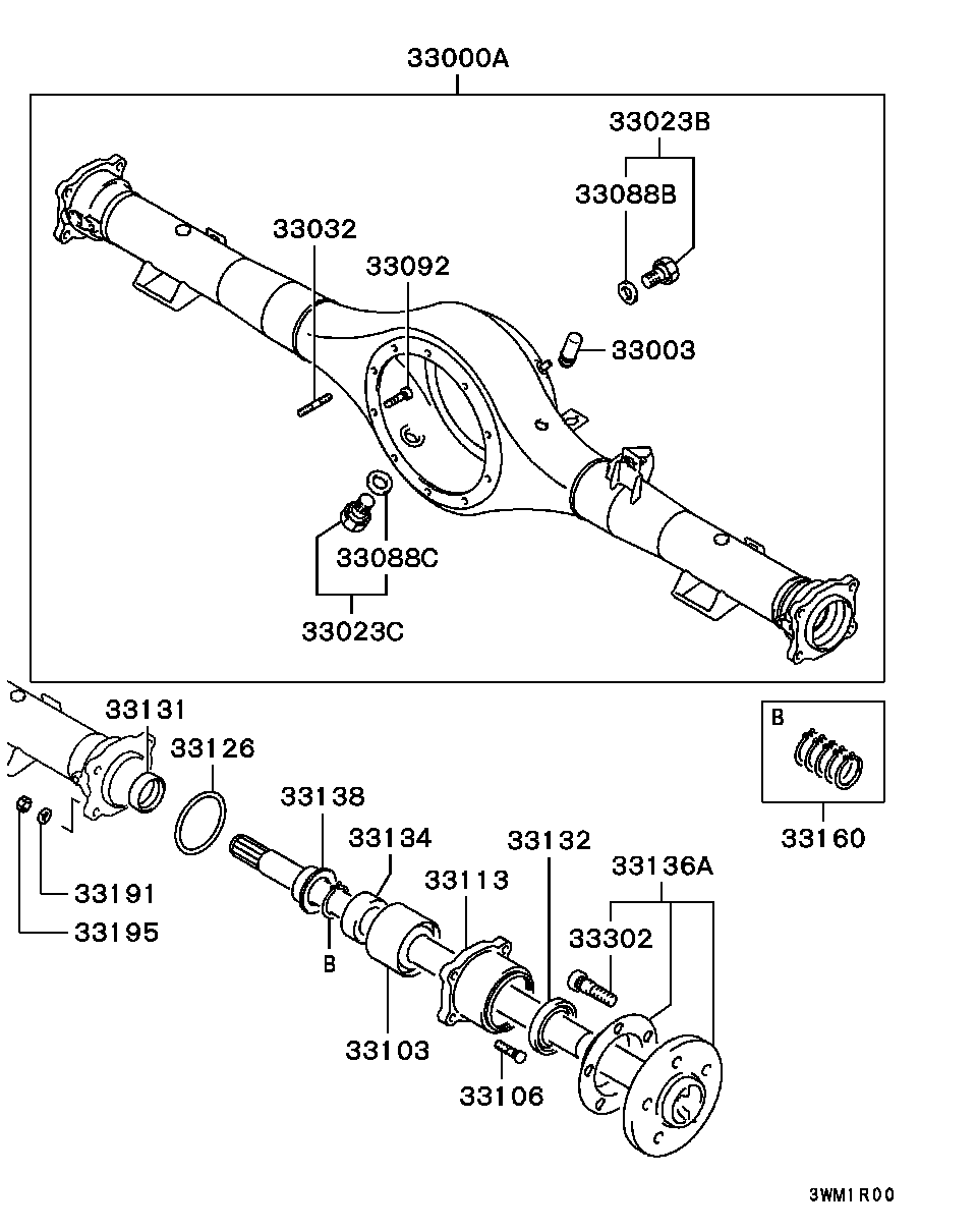 Mitsubishi MB664447 - Rato guolio komplektas onlydrive.pro