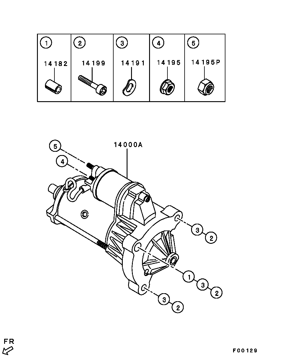 Mitsubishi 1810A101 - Starter onlydrive.pro