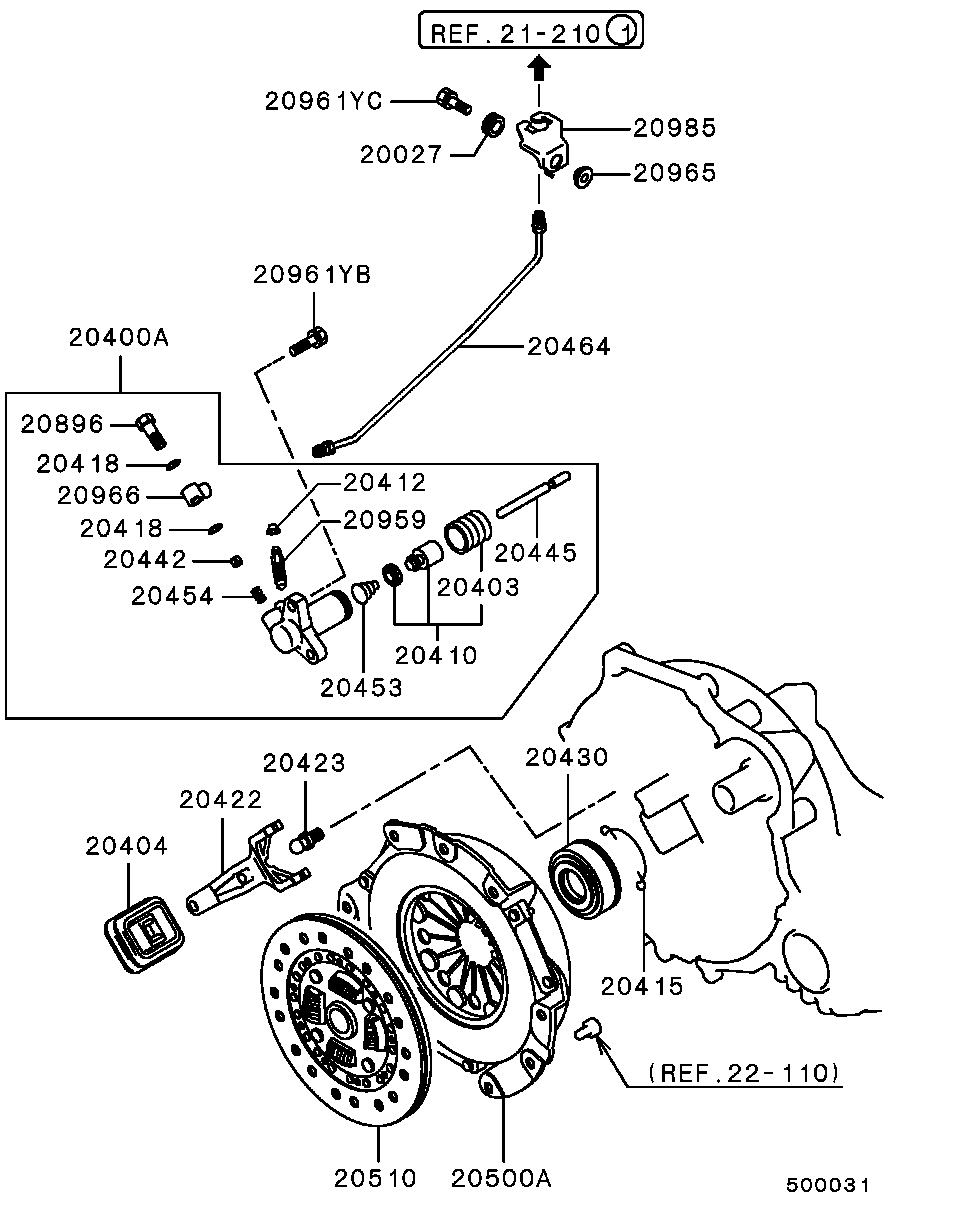 Mitsubishi MD770506 - Release Fork, clutch onlydrive.pro