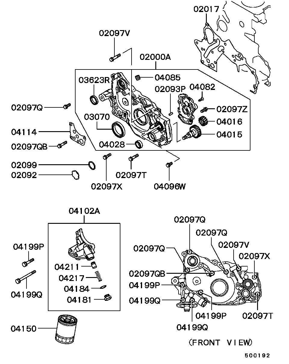 Mitsubishi MD041021 - Blīve, Ieplūdes kolektors onlydrive.pro