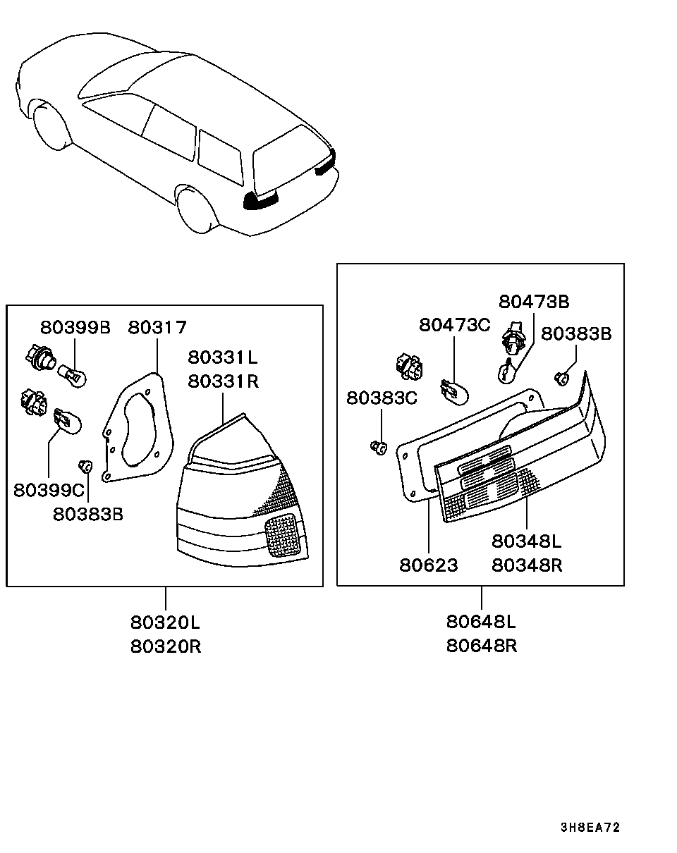 Mitsubishi MS820027 - Lemputė, prietaisų skydelio apšvietimas onlydrive.pro