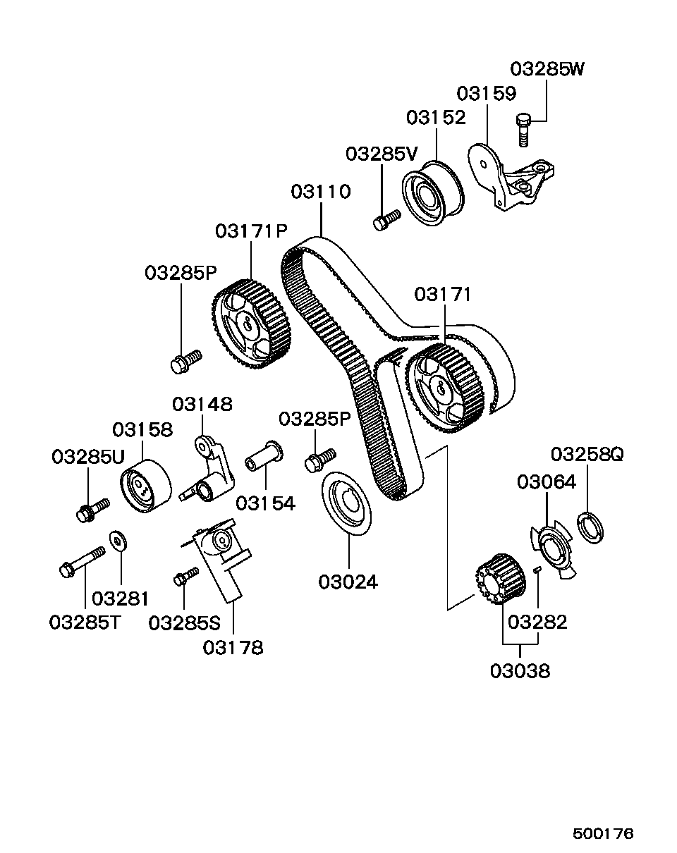 Mitsubishi MD319266 - Hammashihnat onlydrive.pro