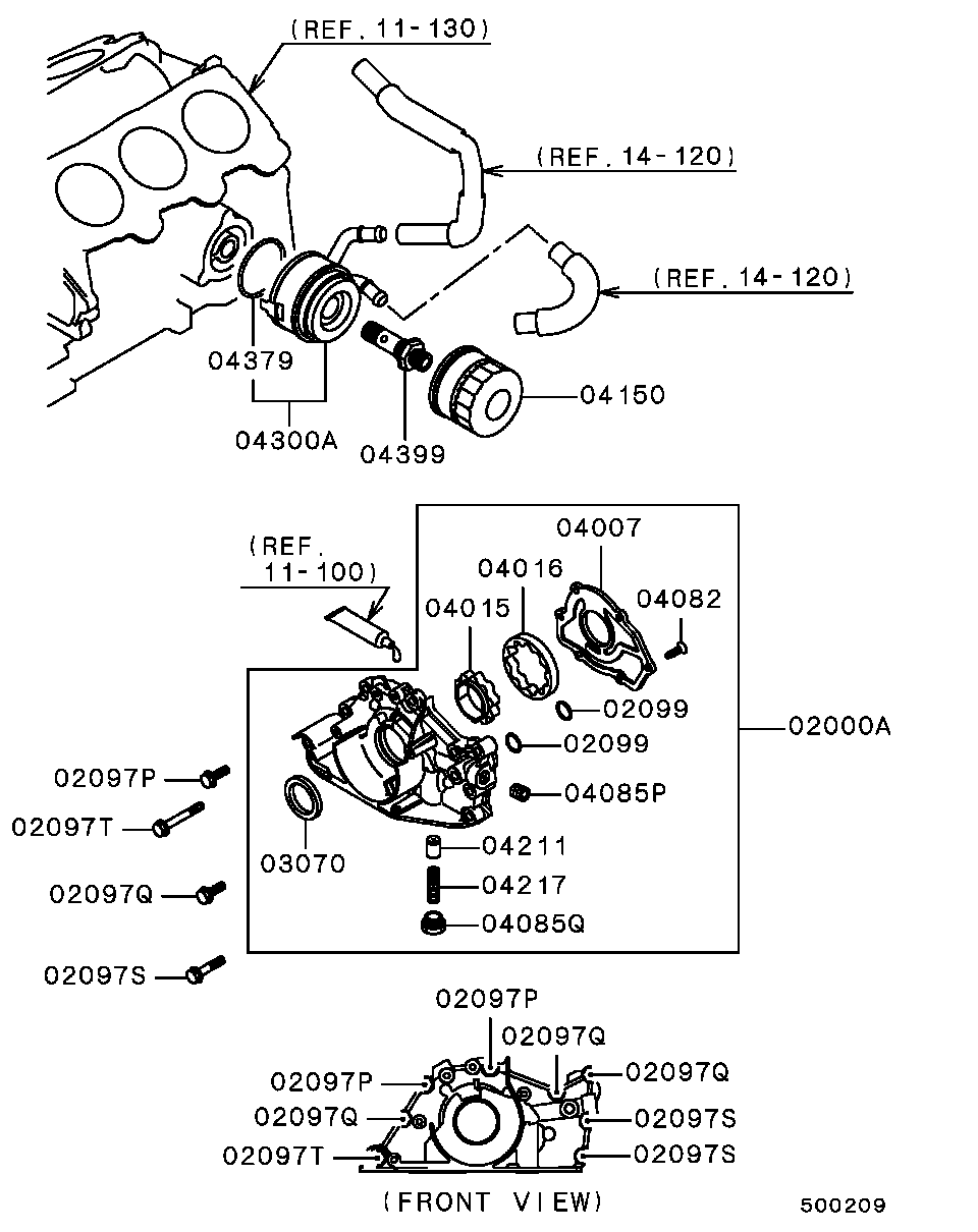 Mitsubishi MD641905 - Tarpiklis, įsiurbimo kolektorius onlydrive.pro