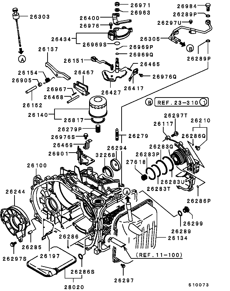 Mitsubishi MD752072 - Eļļas filtrs onlydrive.pro