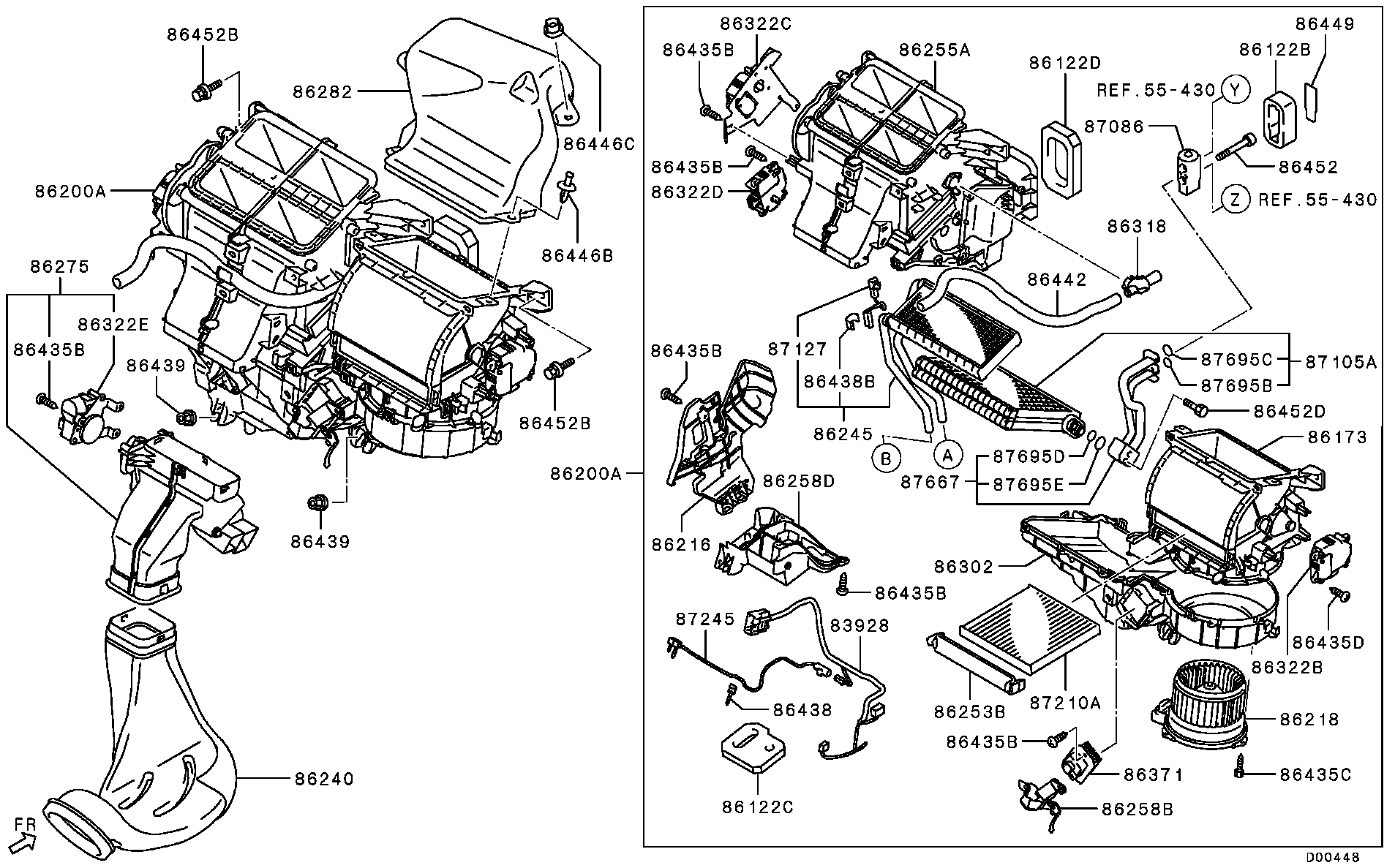 Mitsubishi 7803A012 - Filter,salongiõhk onlydrive.pro