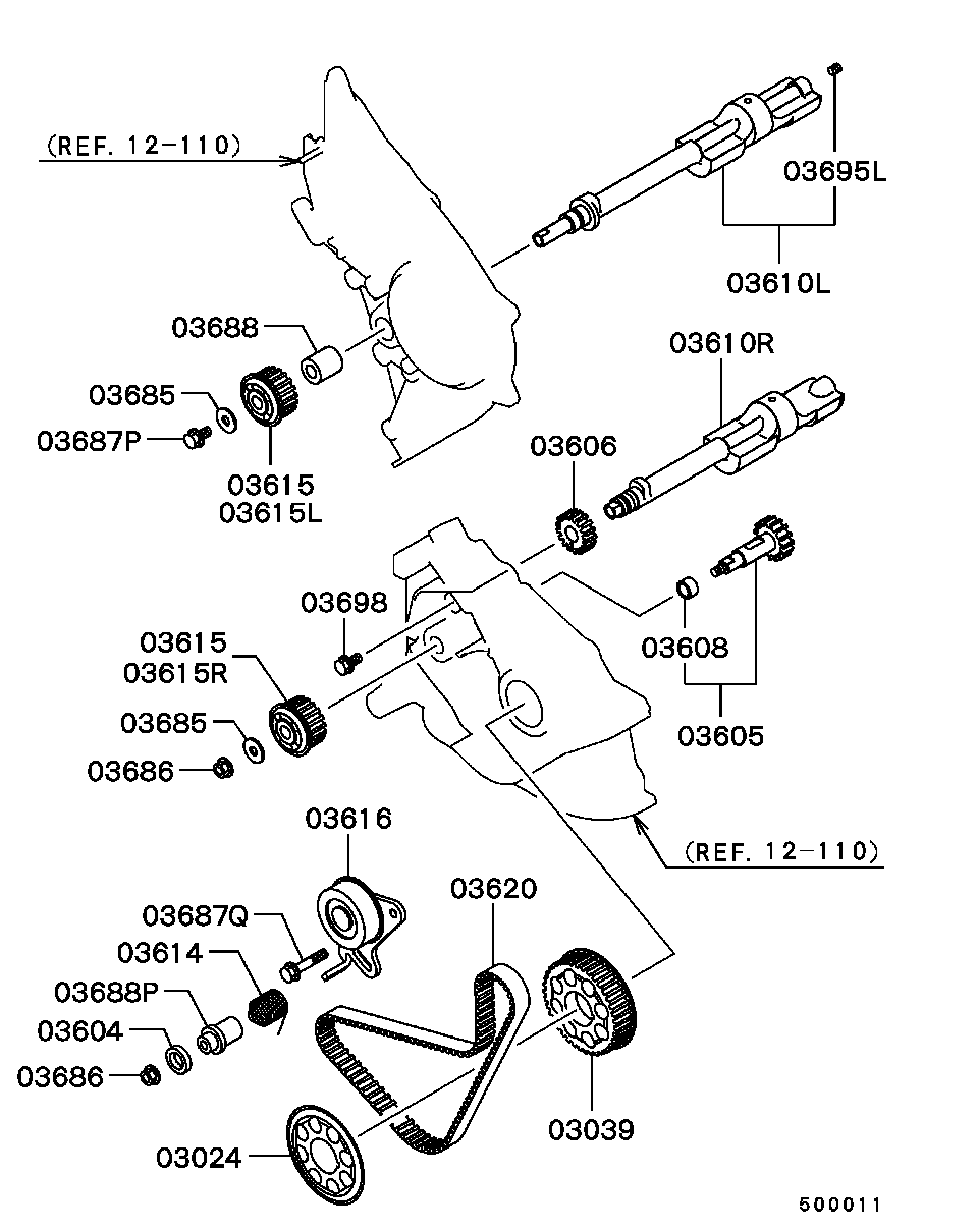 Hyundai MD310484 - Hammasrihm onlydrive.pro