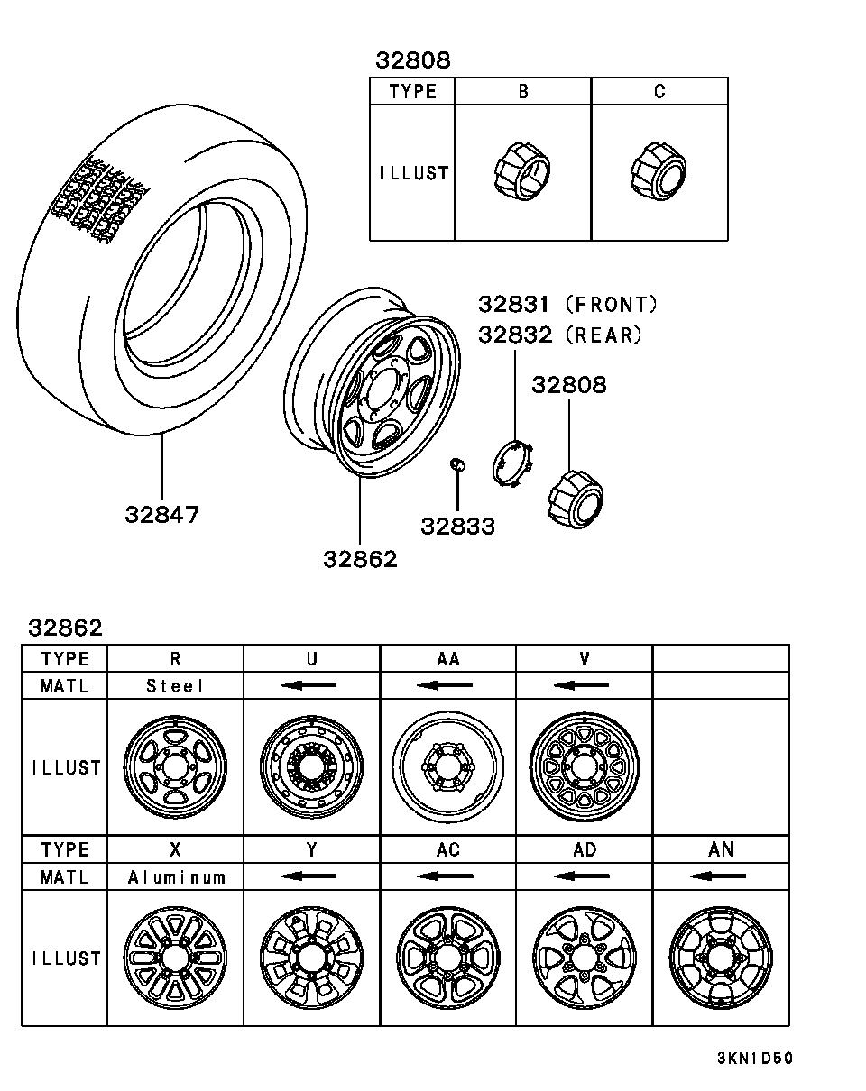 Mitsubishi MB579290 - Wheel Nut onlydrive.pro