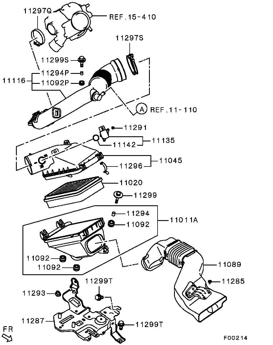 Mitsubishi 1525A021 - Air Mass Sensor onlydrive.pro