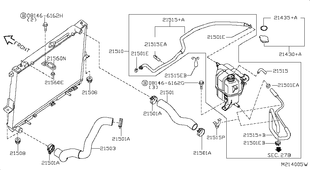 NISSAN 214302J600 - Korkki, jäähdytin onlydrive.pro