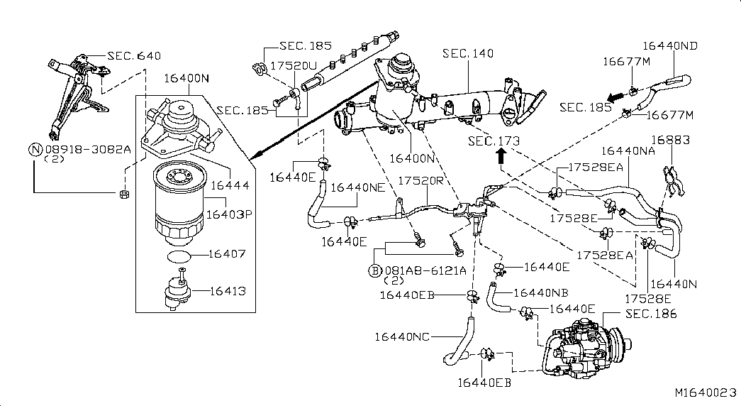 NISSAN 16401-EB30A - Injection System onlydrive.pro