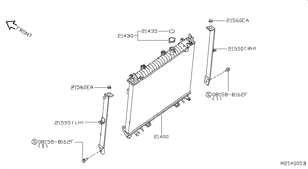 NISSAN 21430-VB310 - Sealing Cap, radiator onlydrive.pro