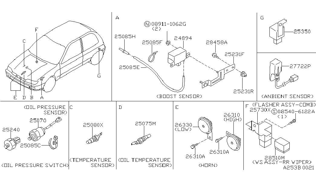 NISSAN 25240-89920 - Devējs, Eļļas spiediens onlydrive.pro