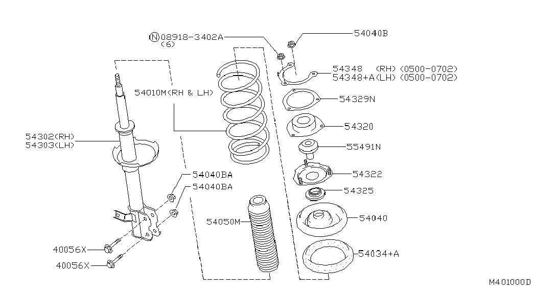 NISSAN 54325-8J000 - Laager,amorditugilaager onlydrive.pro