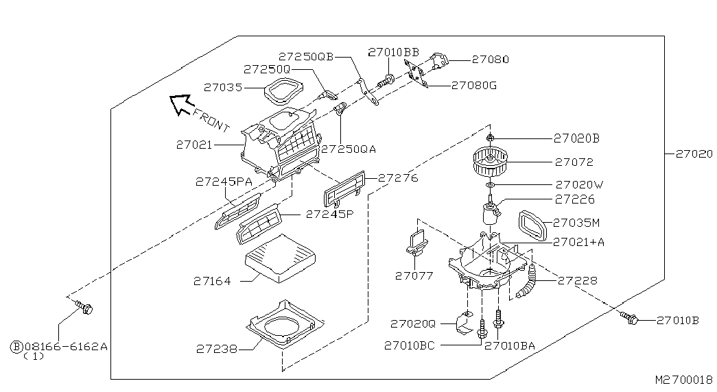 NISSAN 27891-BM410 - Filter, interior air onlydrive.pro