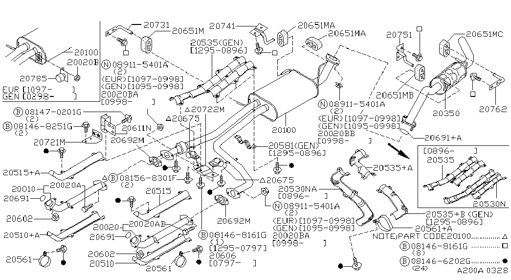 NISSAN 20651-50A01 - Įvorė, stabilizatorius onlydrive.pro