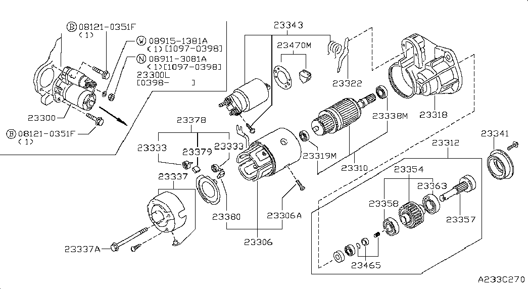 NISSAN 23300-VB300 - Starter onlydrive.pro