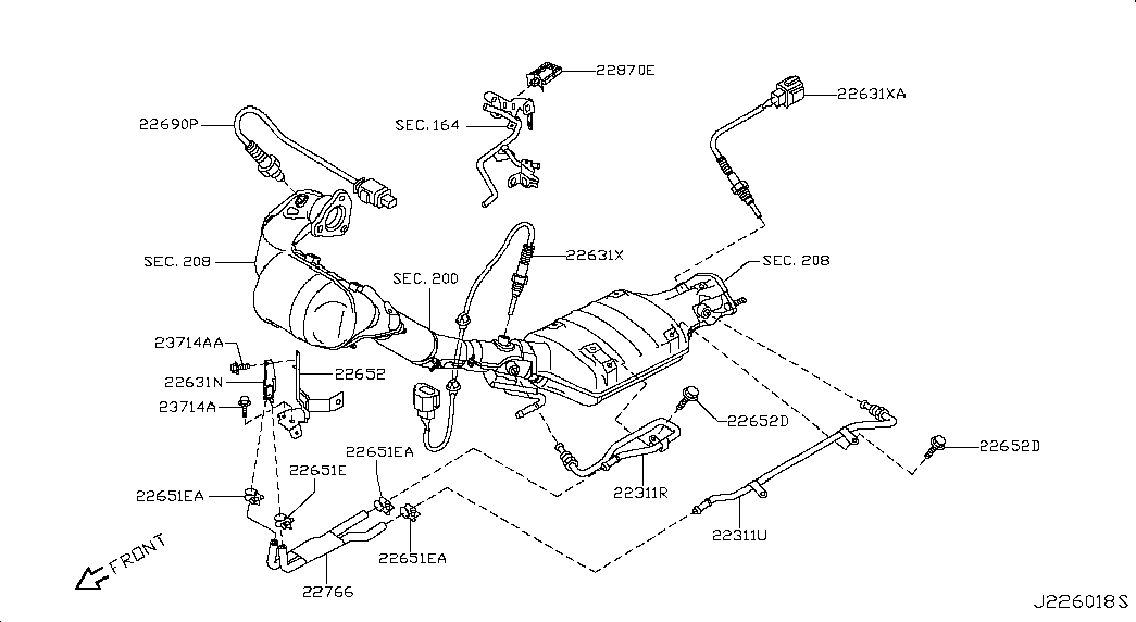 NISSAN 22771JG70A - Sensor, exhaust pressure onlydrive.pro