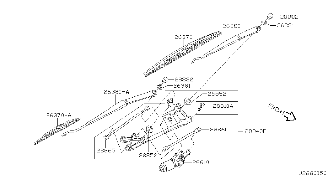 NISSAN 28891EQ300 - Pyyhkijänsulka onlydrive.pro