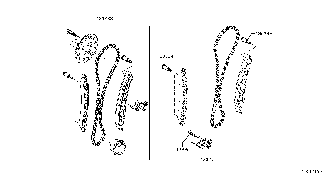 NISSAN 13028-00Q0M - Timing Chain Kit onlydrive.pro