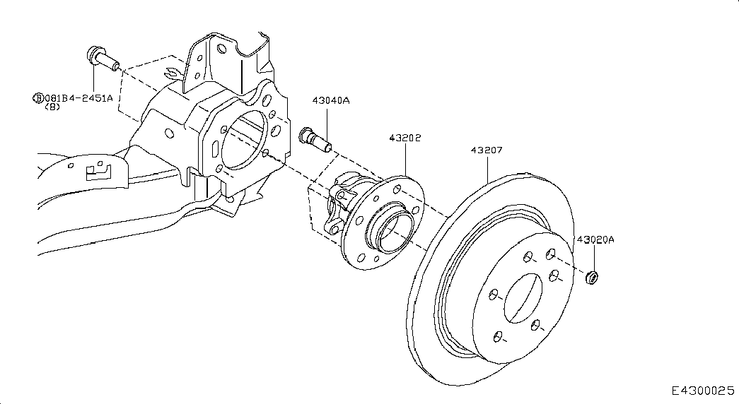 NISSAN 43206-4EA0A - Brake Disc onlydrive.pro