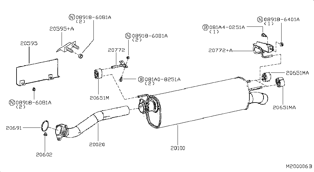 Skoda 20651AX620 - Holding Bracket, silencer onlydrive.pro