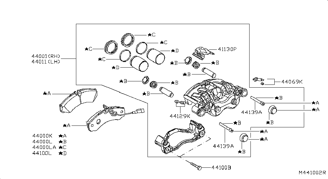 NISSAN D4060MB40A - Brake Pad Set, disc brake onlydrive.pro