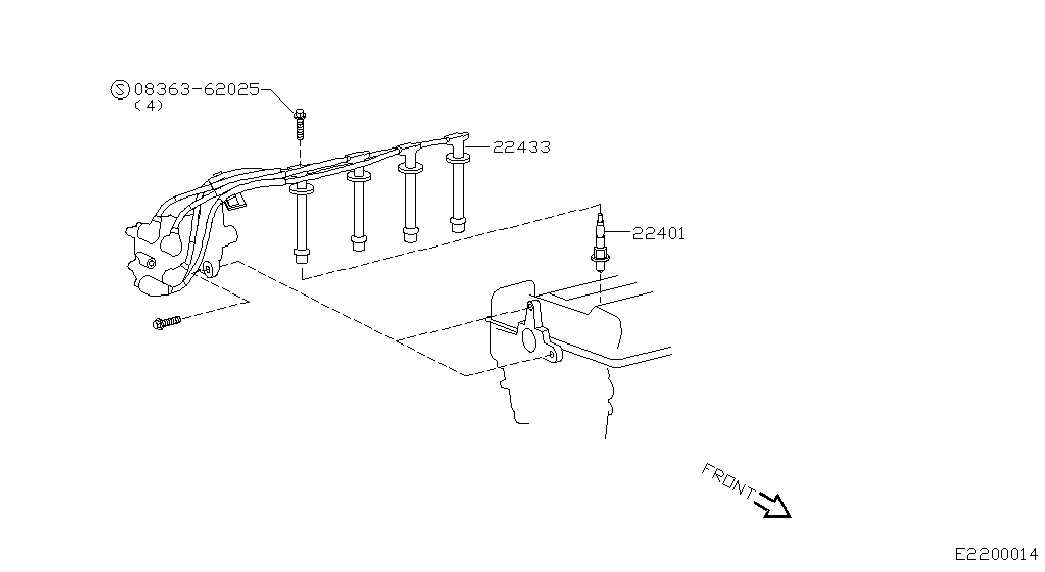 TOYOTA 22448-6N015 - Sytytyspuola onlydrive.pro