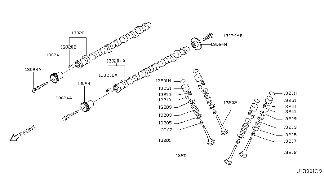 NISSAN 13024EB70A - Mootori keti komplekt onlydrive.pro