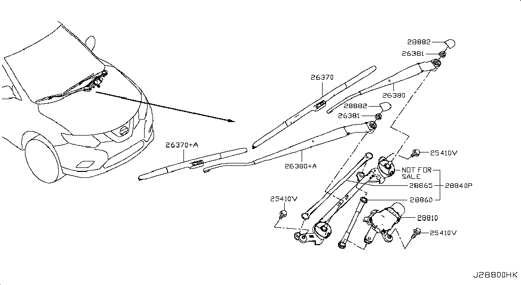 RENAULT 288904BA0C - Windshield wiper: 01 pcs. onlydrive.pro