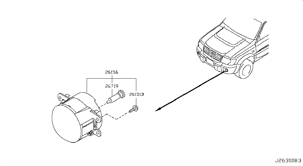 NISSAN 26150-VD30A - Sumuvalo onlydrive.pro