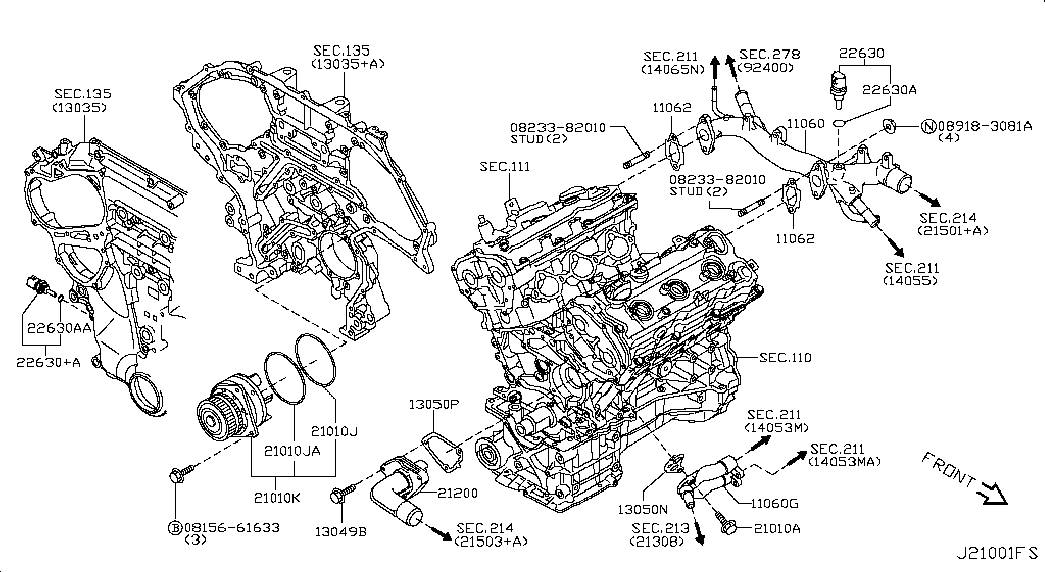 NISSAN 22630-44B20 - Siuntimo blokas, aušinimo skysčio temperatūra onlydrive.pro